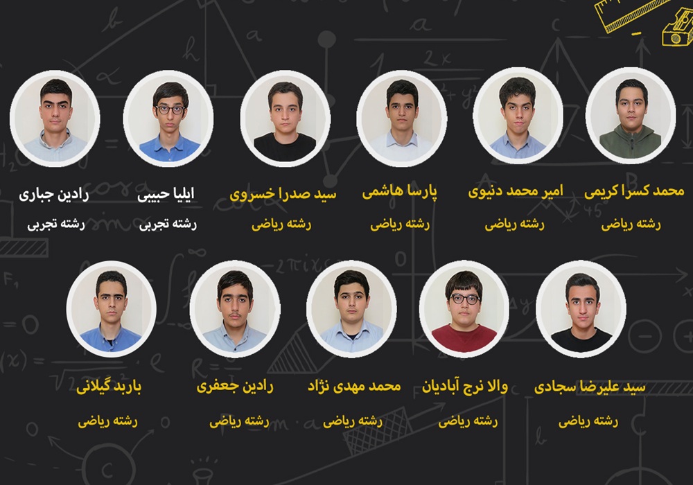 نفرات برتر پایه یازدهم نهایی